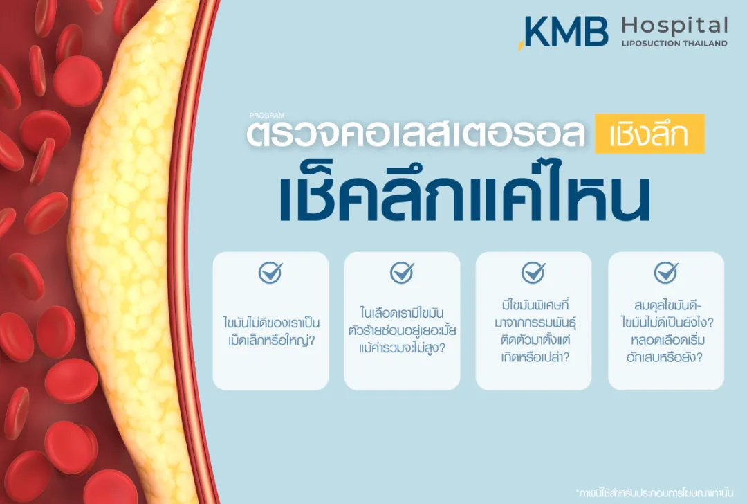 ตรวจคอเลสเตอรอล เช็คลึกแค่ไหน