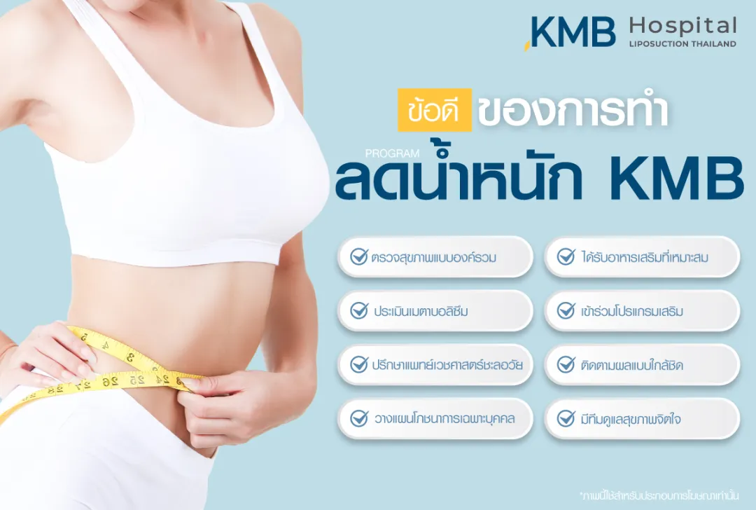 ข้อดีของโปรแกรมลดน้ำหนัก KMB
