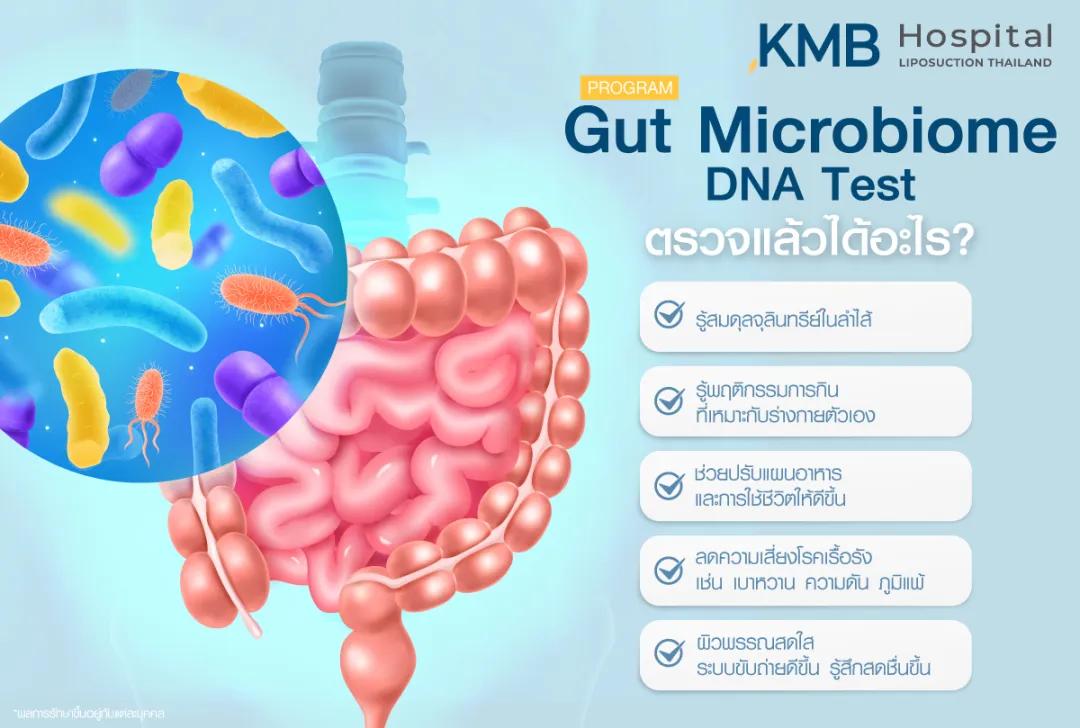 Gut Microbiome DNA Test ตรวจแล้วได้อะไร